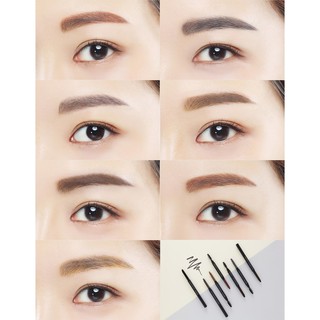 Chì Kẻ Mày 2 Đầu Auto Eyebrow Pencil Màu 3,4,5
