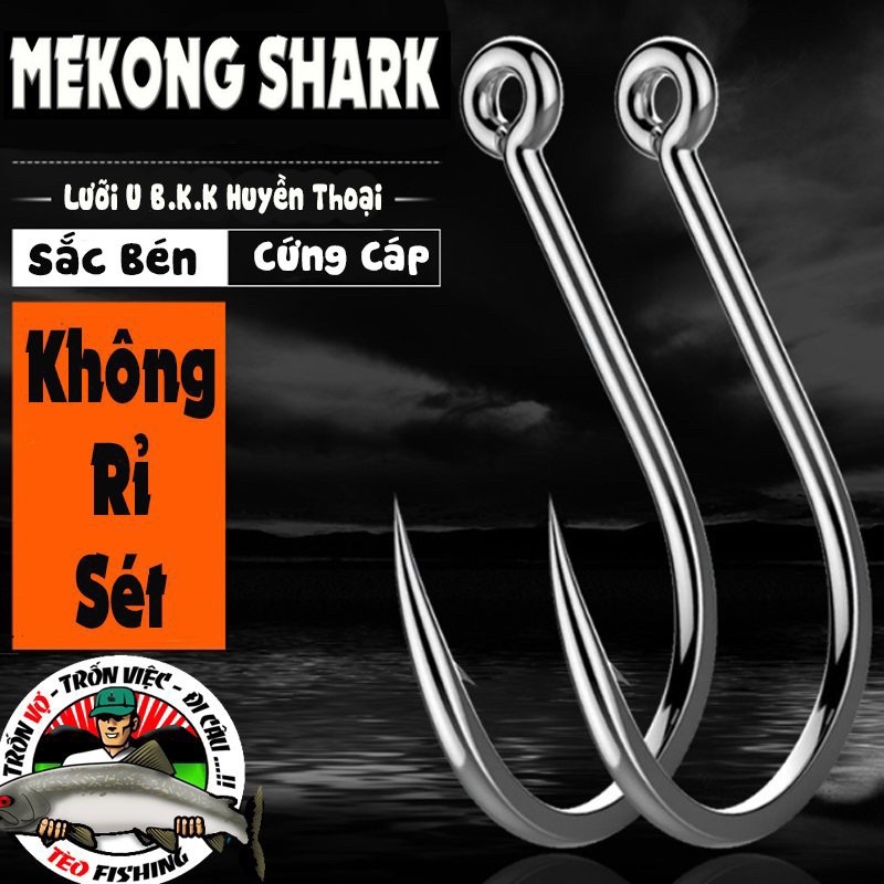 Lưỡi B.k.K Trắng MeKong Shark Không Rỉ Sét