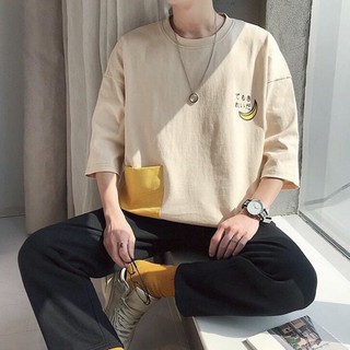 [ Có Ảnh Thật ] Áo thun unisex tay lỡ form rộng - phông trái chuối