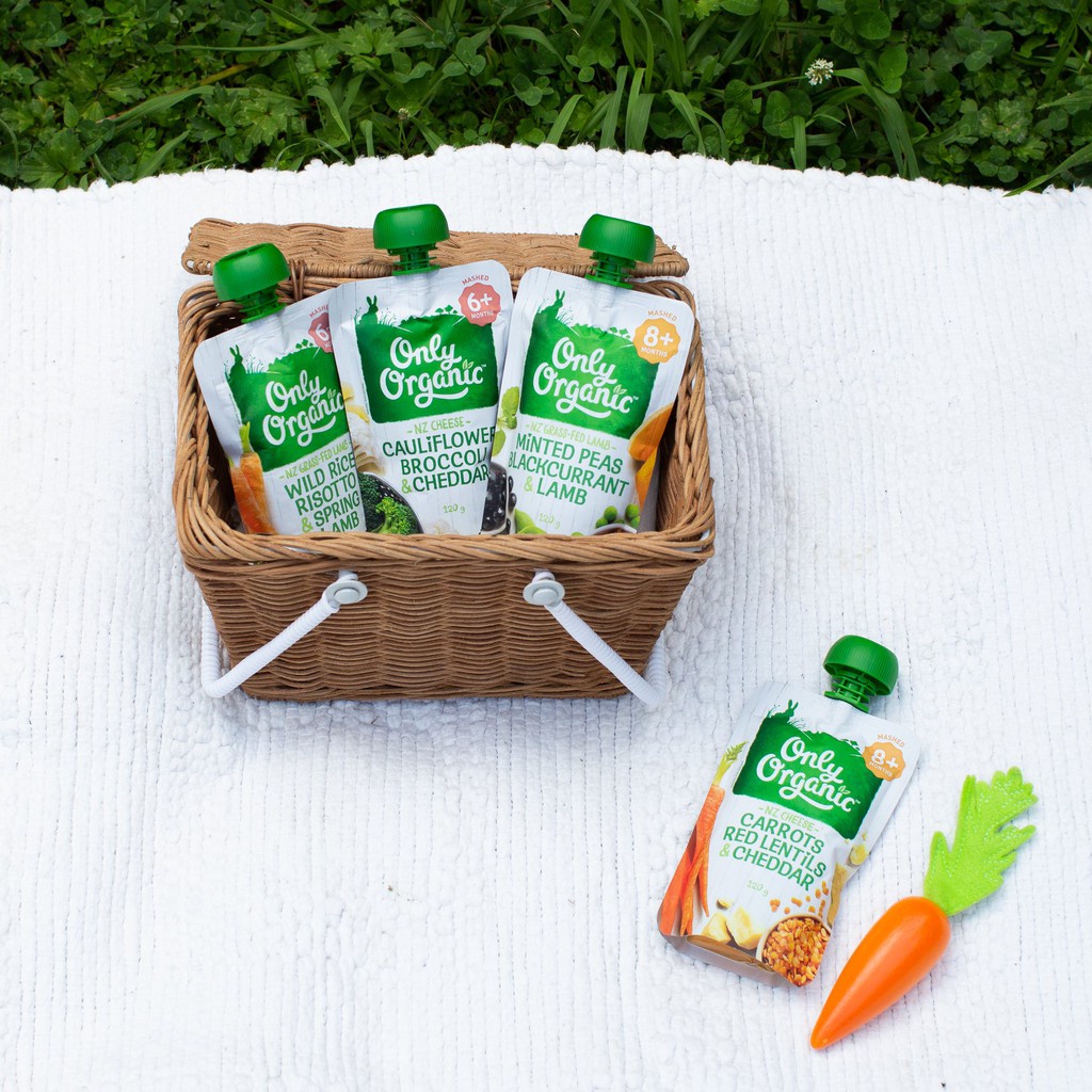 Hoa Quả Nghiền Hữu Cơ Only Organic 120g Cho Bé Từ 6 Tháng Tuổi, Suzy baby