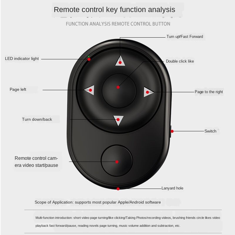 Gậy Chụp Ảnh Từ Xa Bluetooth Tiktok Kuaishou Đa Năng Thông Dụng | BigBuy360 - bigbuy360.vn
