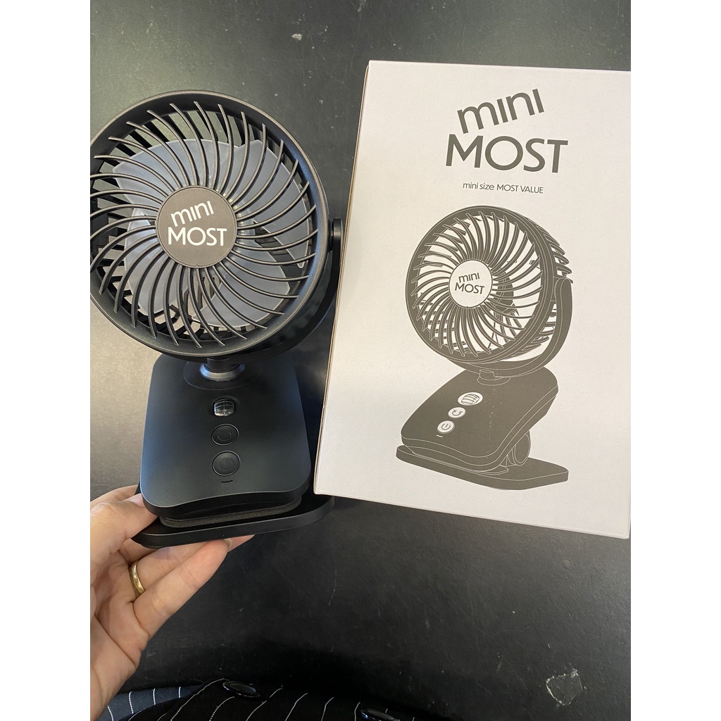 Quạt kẹp Mini Most xoay 360 độ Hàn Quốc - Lebebee