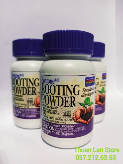 ROOTING-POWDER Dạng Bột Siêu Kích Rễ từ Mỹ ( giâm cành, chiết cành, chống khuẩn ) hũ 35gram