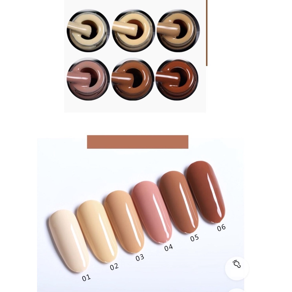 Sơn móng tay sơn gel AS sơn nail dùng máy hơ gel tone màu kẹo sữa kem sữa mã KQ 15ml