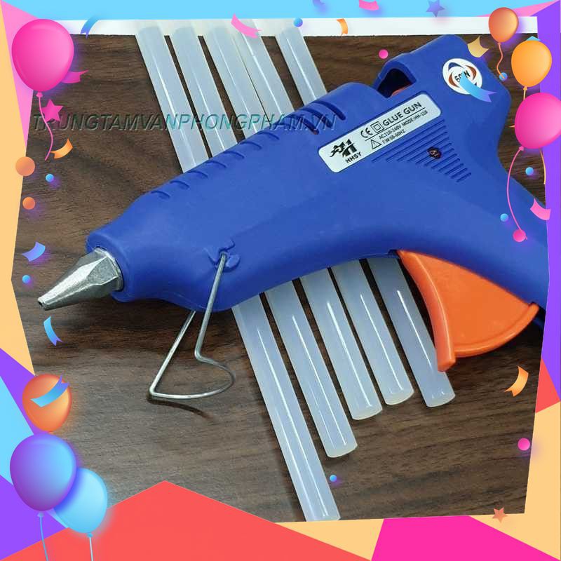Combo Súng bắn keo lớn 60W và 5 cây keo nến (๖ۣۜTốt nhất -๖ۣۜRẻ nhất)