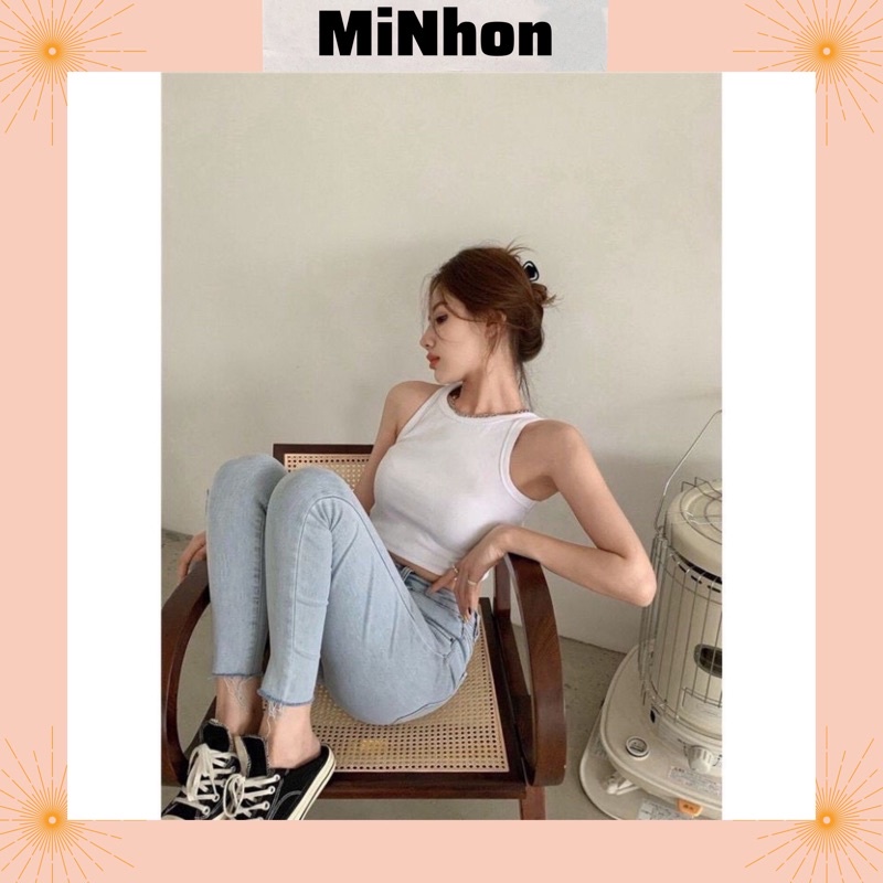 Áo ba lỗ croptop body mát mẻ basic A3