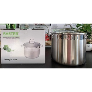 Nồi luộc gà inox FASTER - BAUER 28cm Chuyên dụng cho Bếp điện, Bếp từ