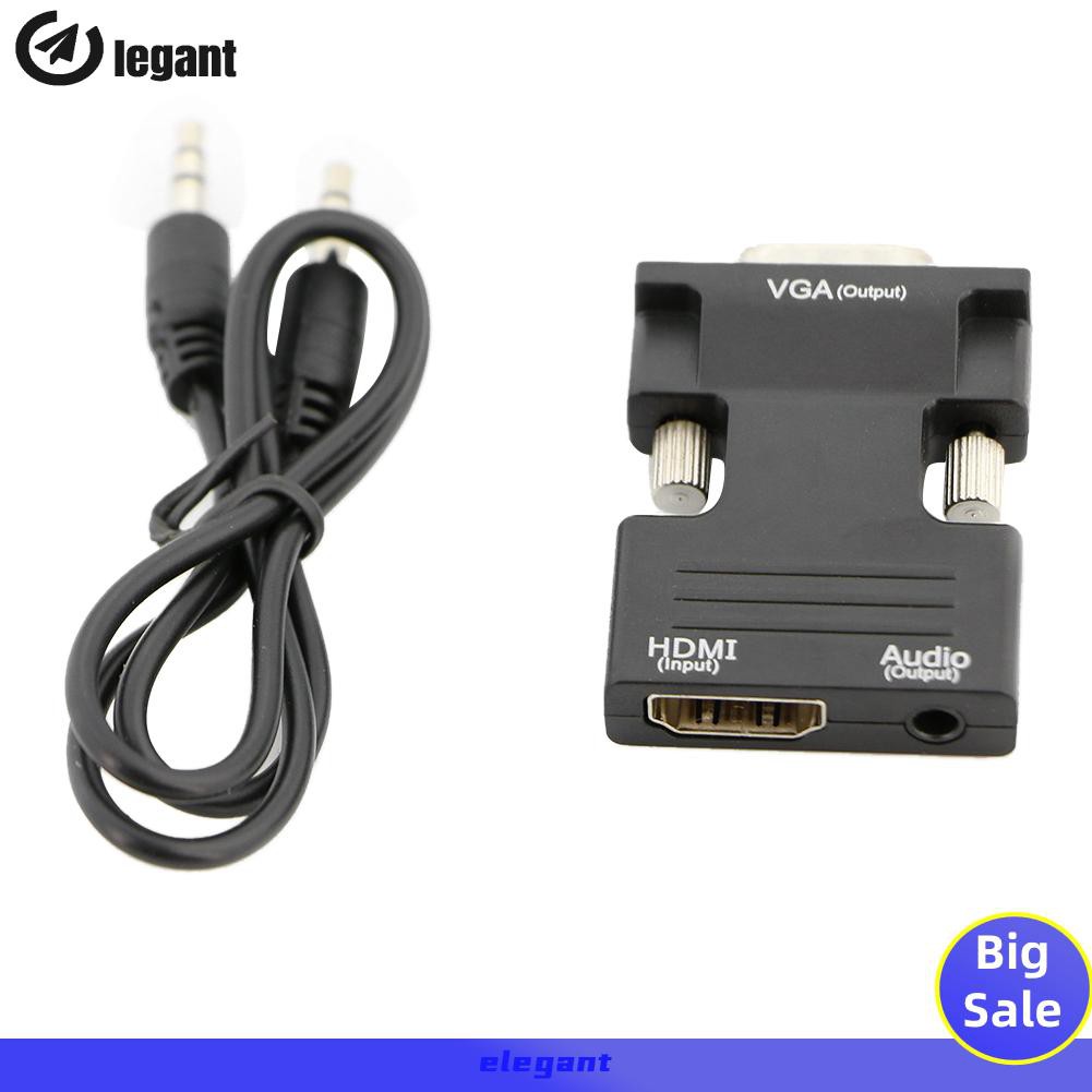 Bộ Chuyển Đổi Hdmi 1080p Sang Vga Cho Máy Tính