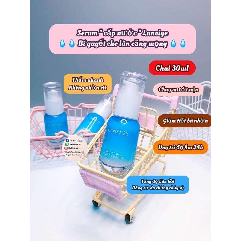 Tinh chất cấp ẩm  Water Bank Hydro Essence