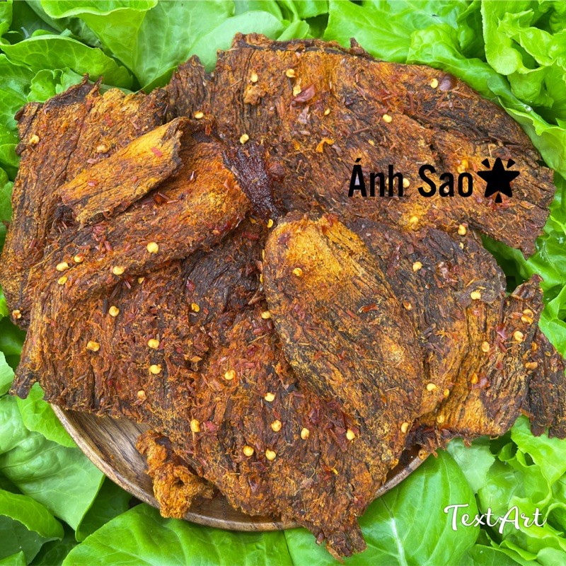 Khô Bò Quên Sầu Ăn Liền 250G ( nguyên miếng, video/ảnh chụp thật )