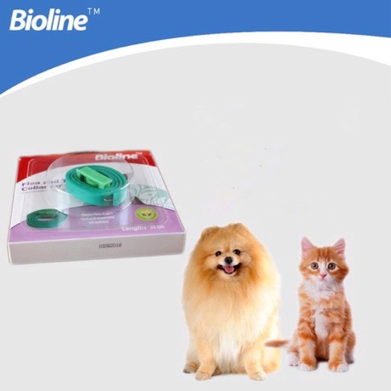 Vòng chống ve rận cho chó mèo Bioline, Vòng trị ve rận chó mèo Bioline