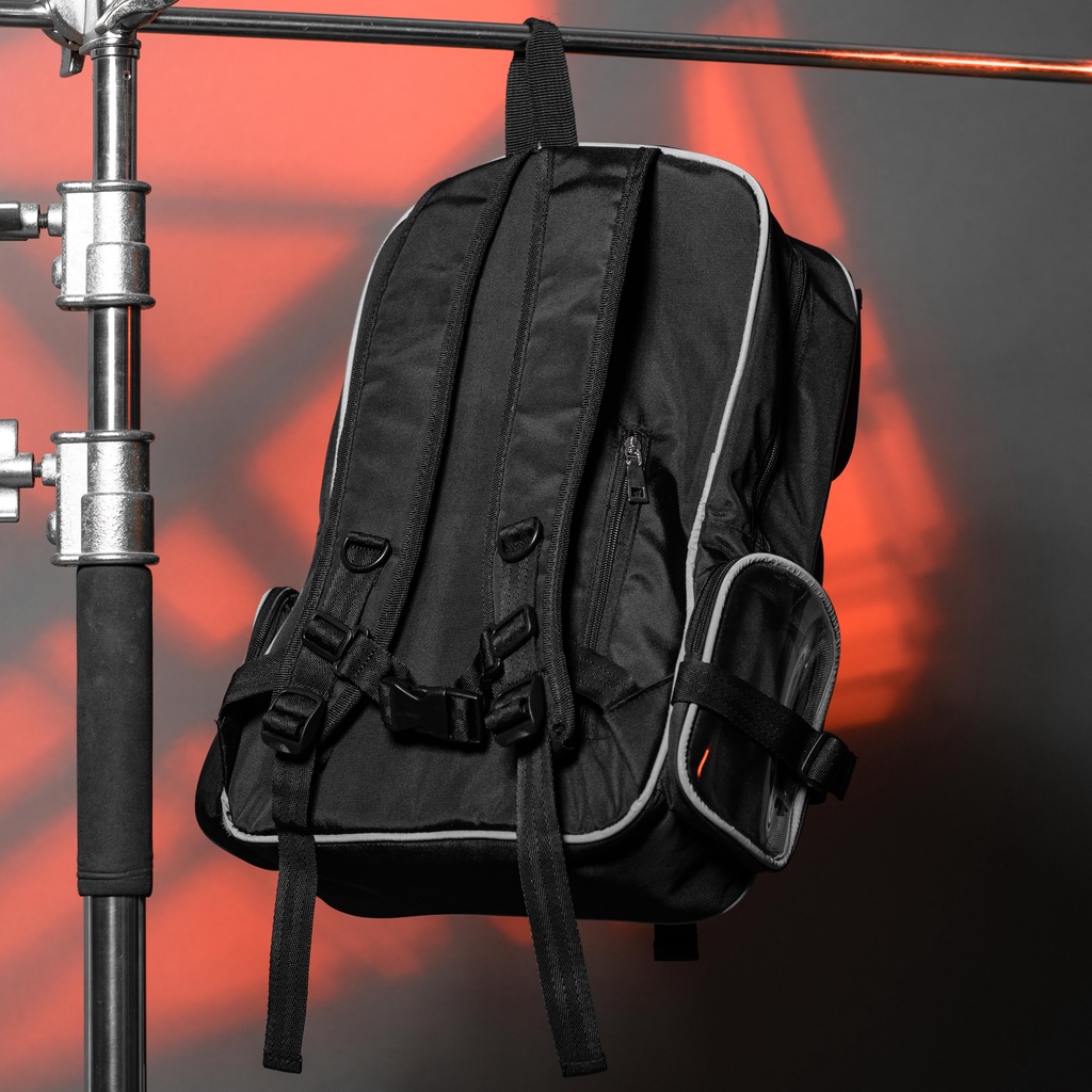 Balo thời trang nam nữ Supr5 Beerus Reflective. Balo màu đen phản quang unisex cá tính | BigBuy360 - bigbuy360.vn