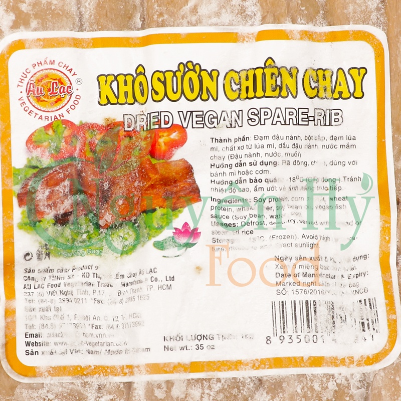 Khô Sườn Chiên Chay Âu Lạc - 1 KG