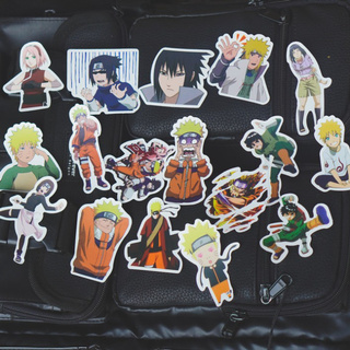 Bộ 50 Sticker (nhãn dán) HOẠT HÌNH NARUTO - dán nón bảo hiểm, ghi-ta, tủ lạnh, máy tính - phong cách Nhật Bản