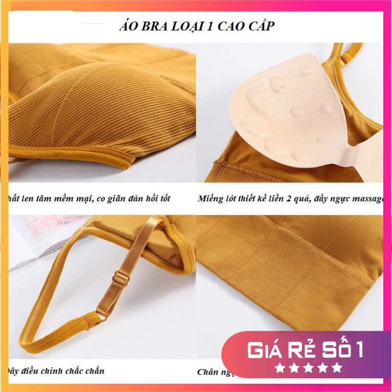 Áo croptop nữ tập gym yoga thể thao hở lưng chữ U 2 dây không gọng có đệm nâng ngực gợi cảm co giãn AN04
