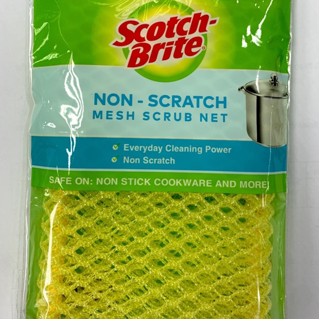 Lưới rửa chén 3M Scotch Brite Mesh Scrub Net vệ sinh đa năng chống trầy xước 30cm x 30cm