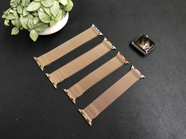 Dây milanes gold seri 4 cho Appe Watch