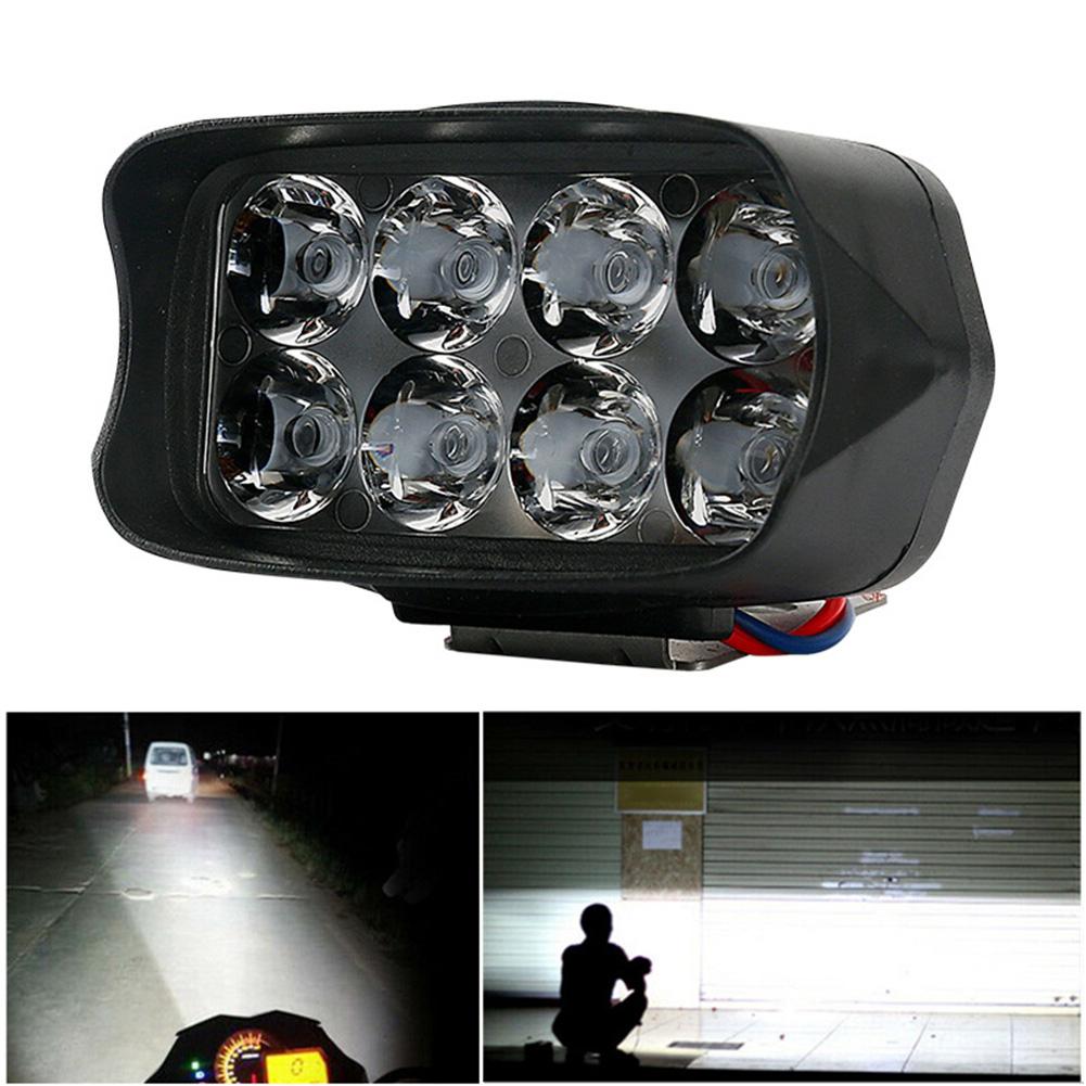 8 LED 9-85V Đèn chiếu sáng làm việc Thanh đèn chiếu sáng kết hợp đèn lái xe ô tô tải Offroad