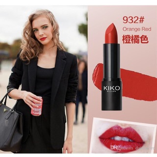 Son kiko 932 màu cam đỏ Orange red