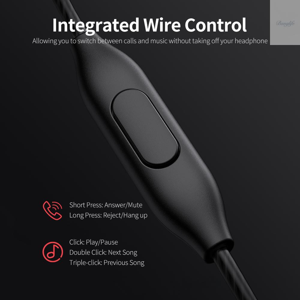 Tai Nghe Nhét Tai Yoobao 3.5mm Chống Ồn Chất Lượng Cao | BigBuy360 - bigbuy360.vn