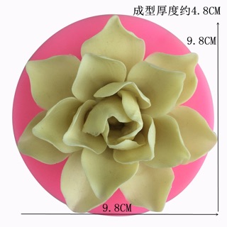 Khuôn Silicon Hoa Sen Đá 10cm KSHSD38