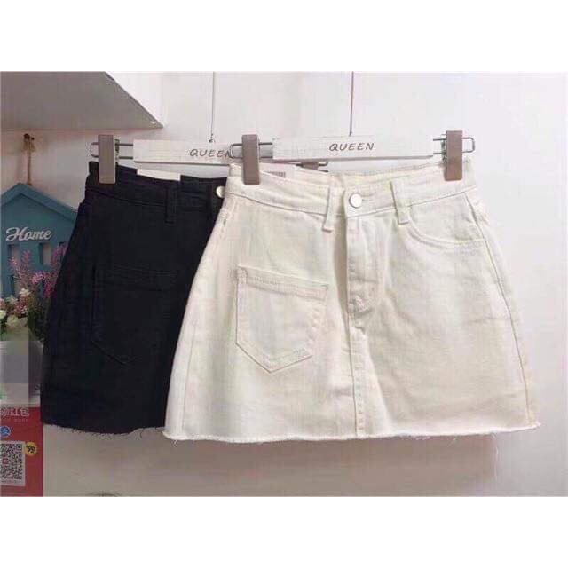 Chân váy jean đen ( có quần trong) | BigBuy360 - bigbuy360.vn