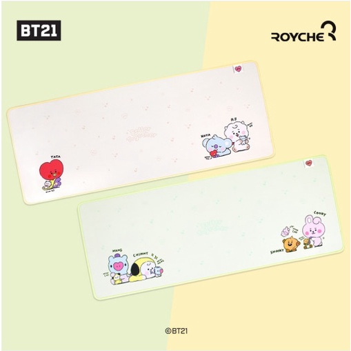 Miếng Lót Chuột Loại Dài Hoạ Tiết Bt21 Dễ Thương