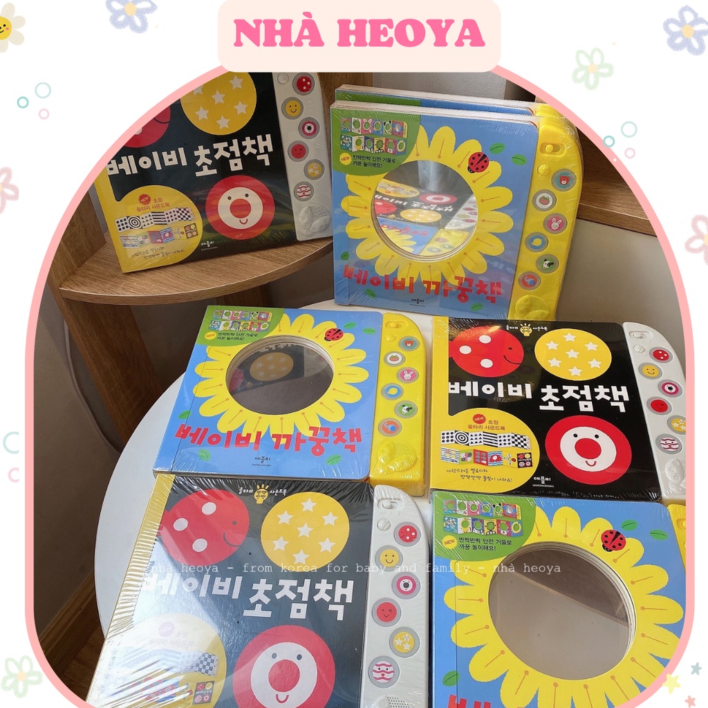 ĐỒ CHƠI SÁCH NHẠC và SÁCH GƯƠNG HÀN QUỐC KÍCH THÍCH THỊ GIÁC VÀ THÍNH GIÁC CHO BÉ