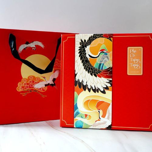 Hộp bánh trung thu 4 bánh 125g - 250g sắc nét nhiều kiểu dáng, hình ảnh màu sắc đa dạng