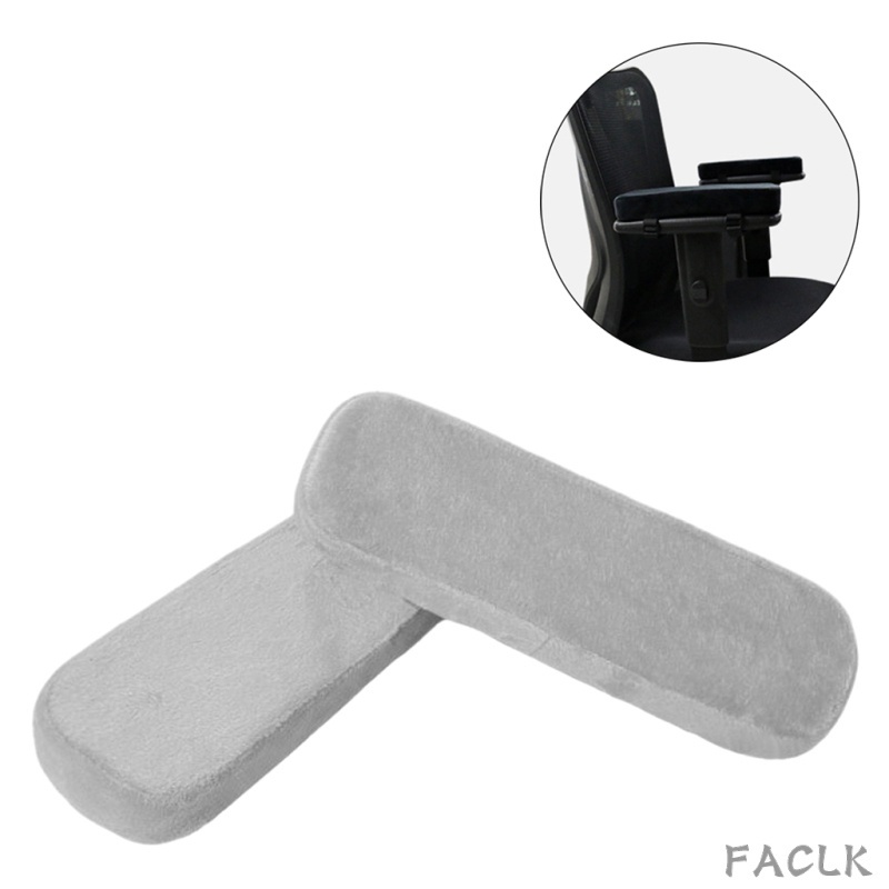 Arm Rest Pillow Chair Armrest Pads Memory Foam Cushions Elbow Pillow Anti-Slip Bottom