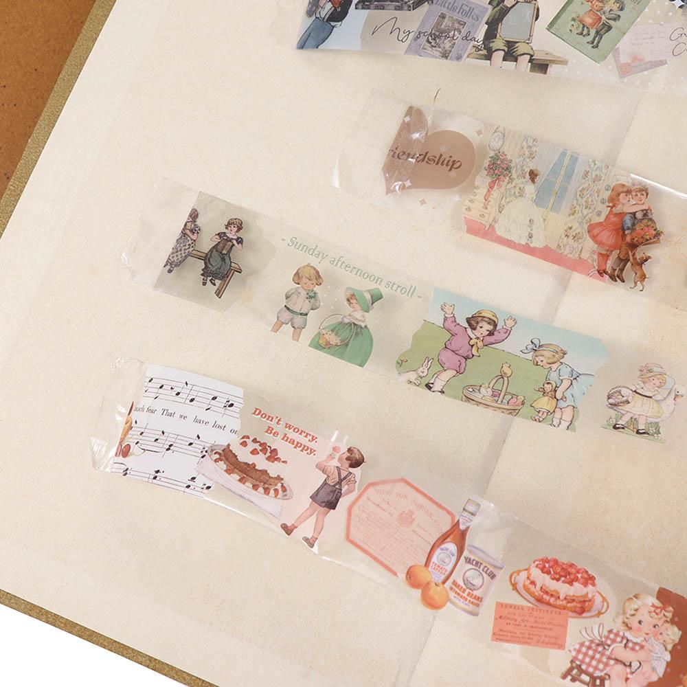 Mmluck Băng Keo Dán Trang Trí Sổ Tay Nhật Ký Phong Cách Cổ Tích Ngôi Sao Mơ Mộng Sáng Tạo