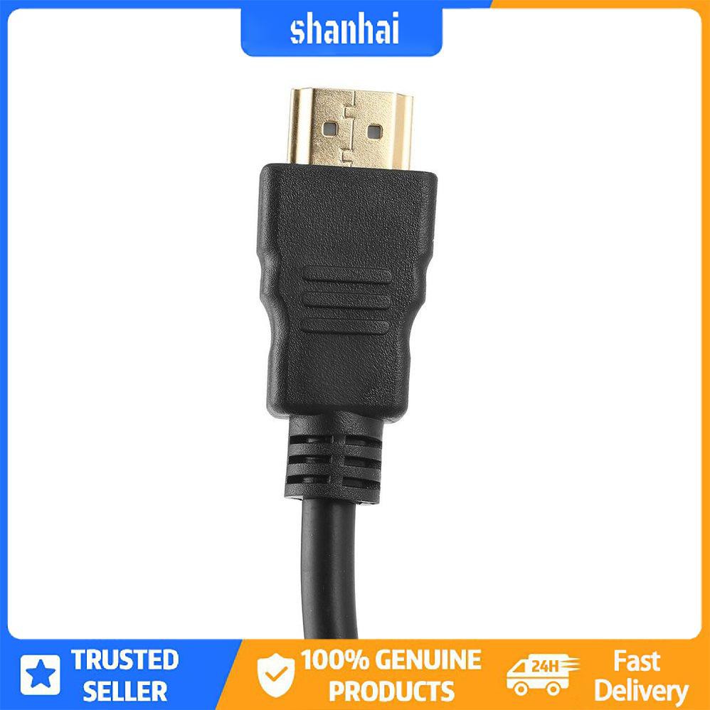 Cáp chuyển đổi video AV nam sang VGA D-SUB 15 chân tương thích HDMI