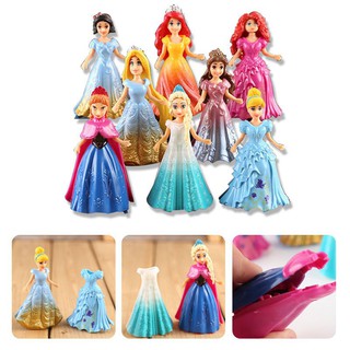 Bộ 8 Búp Bê Công Chúa Đáng Yêu