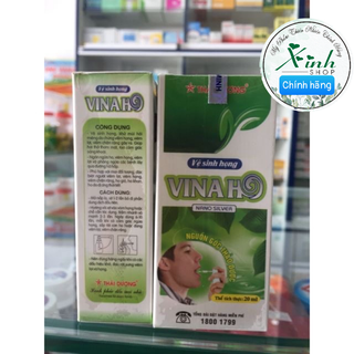 Xịt họng vinaho sao thái dương hộp 20ml chính hãng