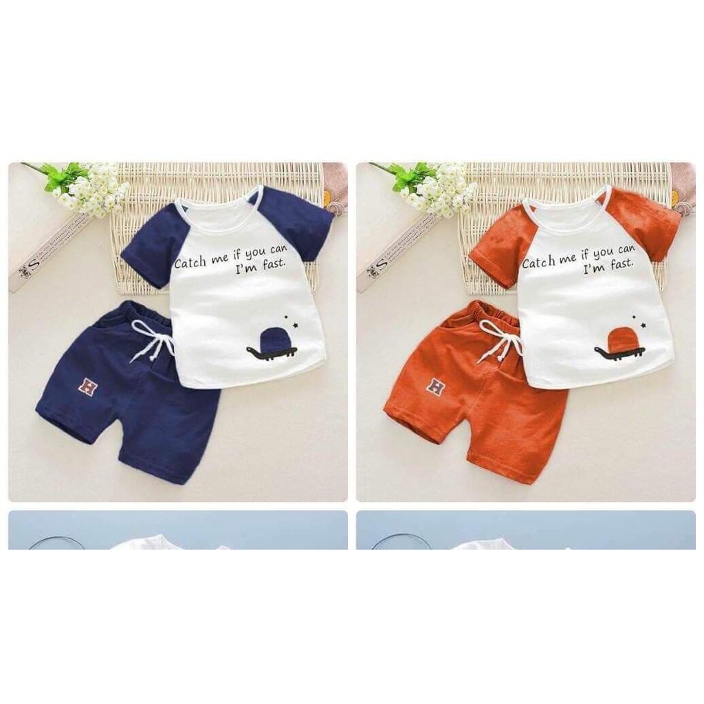 Bộ cộc tay cho bé trai