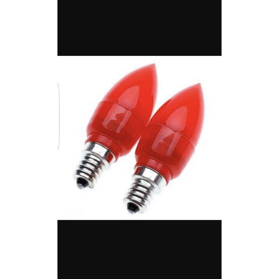 Bóng Ớt Led E12 Ông Địa Bàn thờ - 1 Cặp 2 Cái