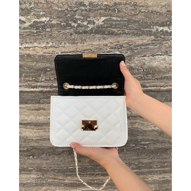 Túi đeo chéo nữ hot trend hình hộp chữ nhật Trendy Rio