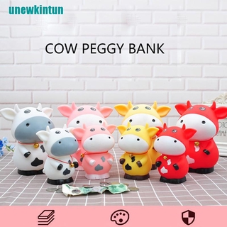 ❤Piggy Bank For Paper Money Zodiac Animal Cow Piggy Bank For Kids Gifts Coins Box