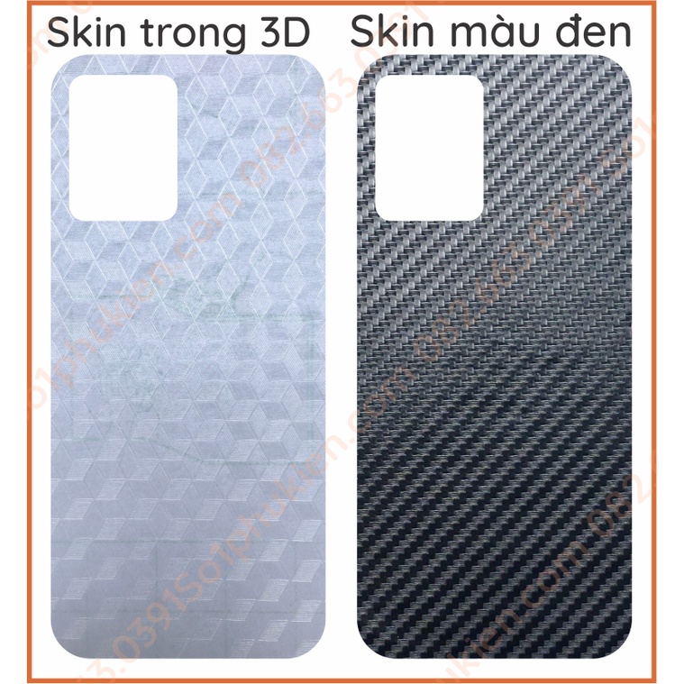 Miếng dán mặt lưng skin carbon Realme 9 4G , Realme 9 5G , Realme 9 pro , Realme 9 pro plus