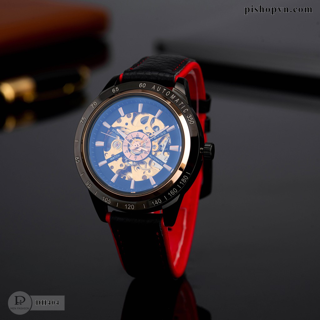 Đồng hồ đeo tay nam - lộ máy cơ 2 mặt - dây da thật - [ fullbox - bảo hành 24 tháng ] - DH404 | BigBuy360 - bigbuy360.vn