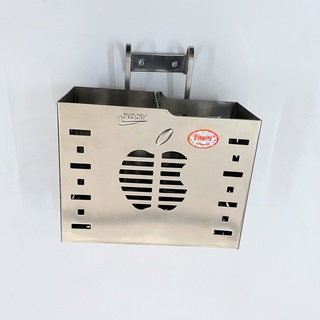  Ống Đựng Đũa Muỗng Pioneer Mẫu Vuông 2 Ngăn Inox 304 Cao Cấp 