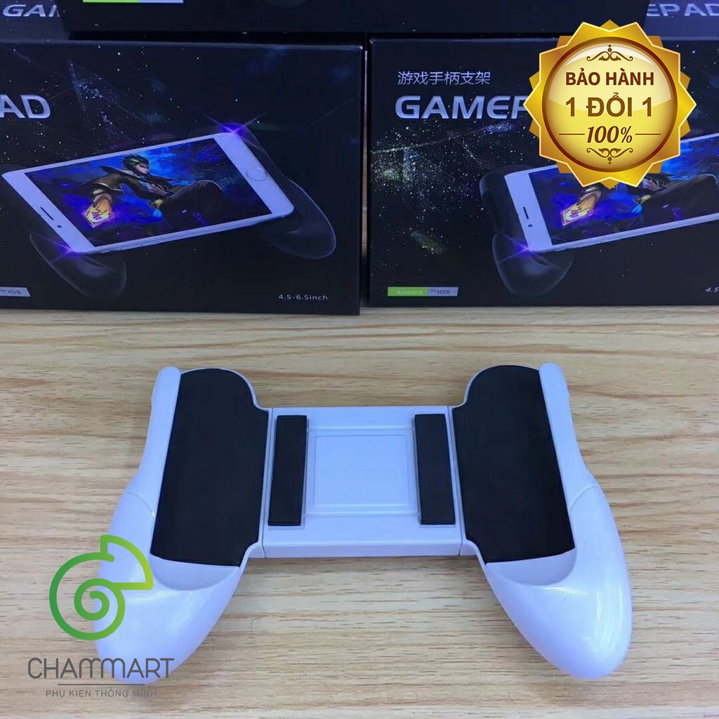 Combo tay cầm kẹp điện thoại Gamepad tay cầm chơi Game tặng bộ Odog thép