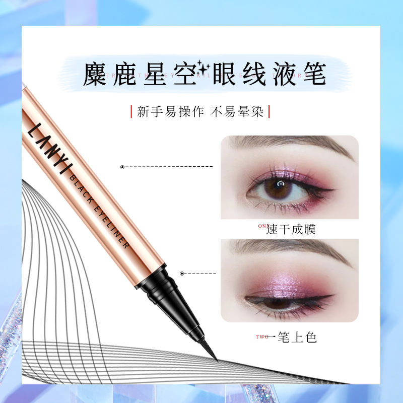 (Hàng Mới Về) Bút Kẻ Mắt Dạng Lỏng Màu Đen Chống Thấm Nước Và Không Nhòe Cho Người Mới Bắt Đầu | BigBuy360 - bigbuy360.vn