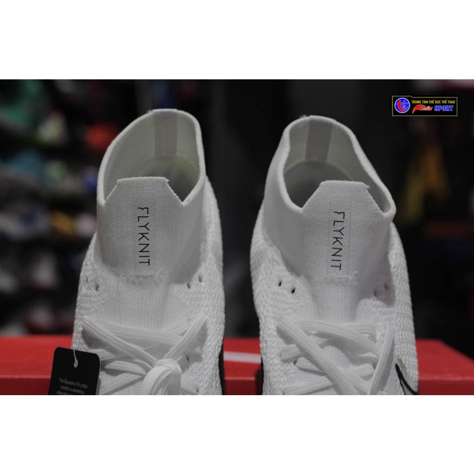 Giày đá bóng Mercurial Superfly 7 Elite TF - Trắng Đen(size39-45)