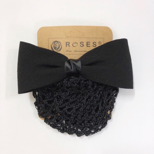 Kẹp lưới búi nơ nhỏ ROSES