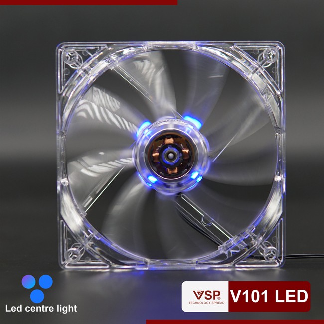 Giá siêu tốt  SIEU KHUYẾN MẠI  Fan Case V-101 LED Trong Suốt