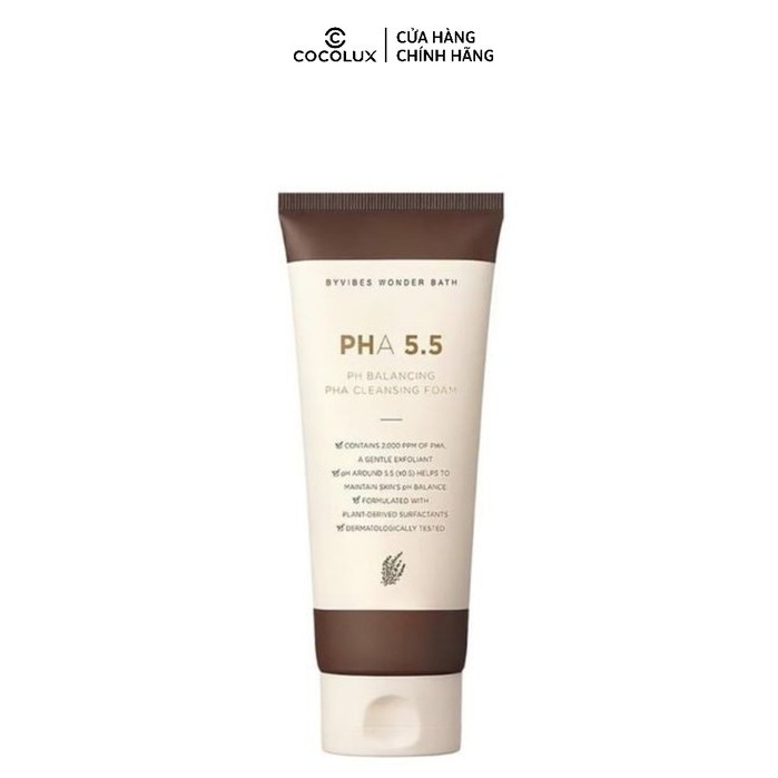 Sữa Rửa Mặt Byvibes Wonder Bath PHA 5.5 150ml [COCOLUX]