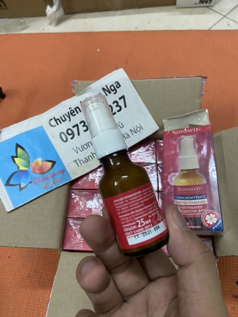 Serum novosvit hồng trẻ hoá xoá nhăn