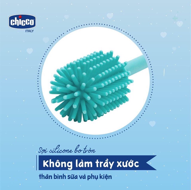 Cọ rửa bình sữa và phụ kiện silicone Chicco