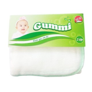Khăn gạc Gummi 5 lớp 24x30